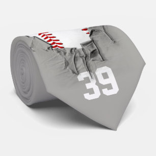 Stropdas van het donkere/gepersonaliseerde basebal