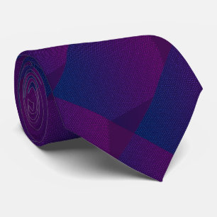 Stropdas van het Fusion Paars Fuchsia Pattern-man