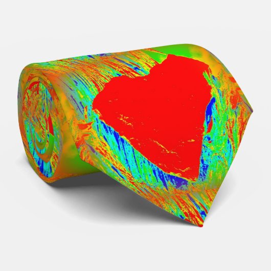 stropdas van het hart van valentijns (Opgerold)