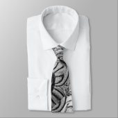 stropdas van het huwelijk van Groom "Black and Whi (Gebonden)