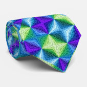 Stropdas van het Man van het geometrische gestript (Opgerold)