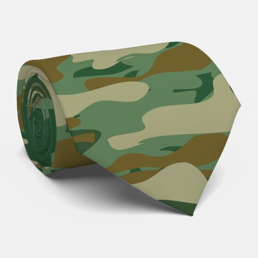 Stropdas van het ontwerp van het camouflage-patroo (Opgerold)