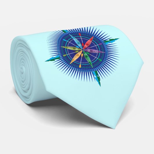 Stropdas van het Roos van Kayak Compass (Opgerold)