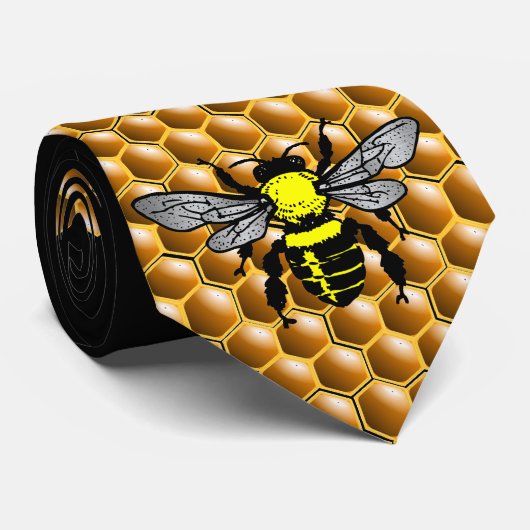 Stropdas van honingbijenteelt (Opgerold)