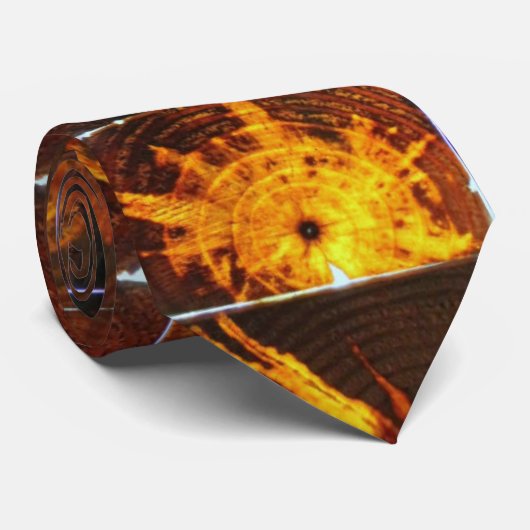 Stropdas van hout (Opgerold)