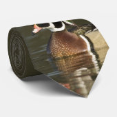 Stropdas van hout Duck (Opgerold)