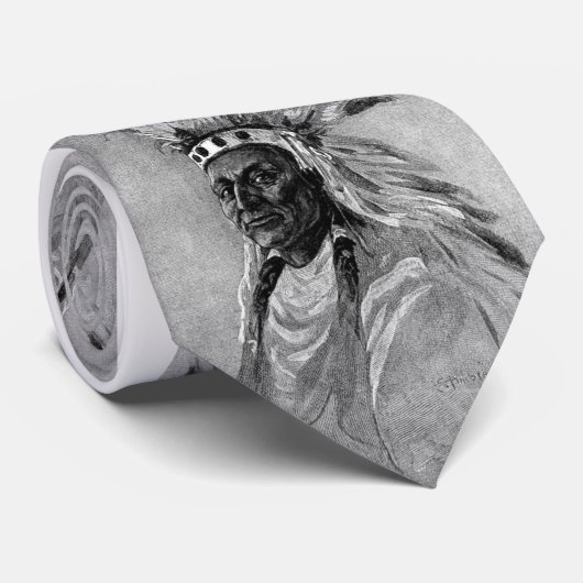 Stropdas van Indiaas opperhoofd (Opgerold)