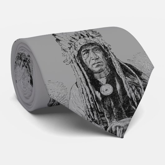 Stropdas van Indiaas opperhoofd (Opgerold)