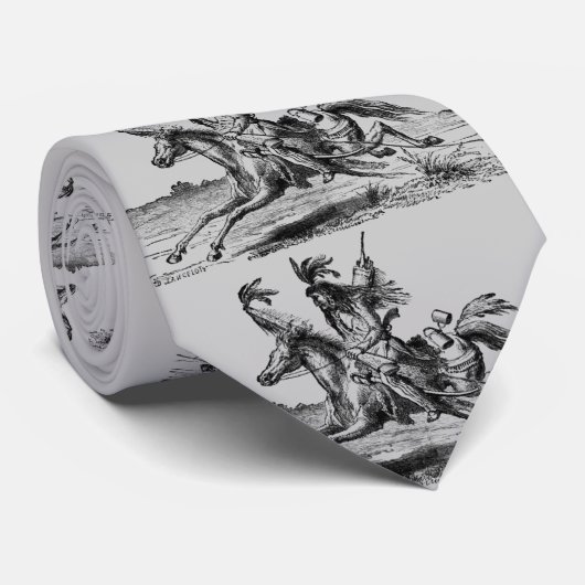 Stropdas van Indische paarden (Opgerold)