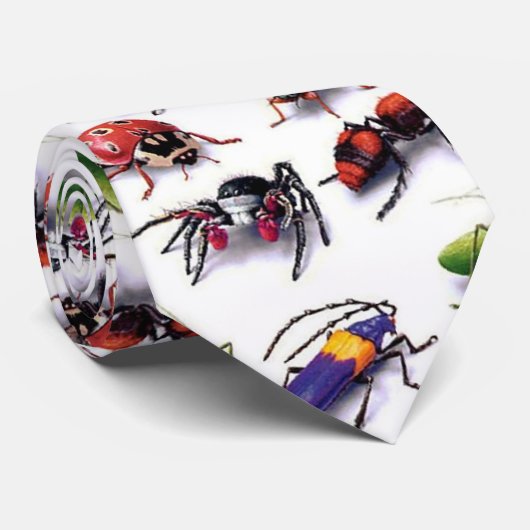 Stropdas van Insect Bug - Ideaal voor Entymologen (Opgerold)