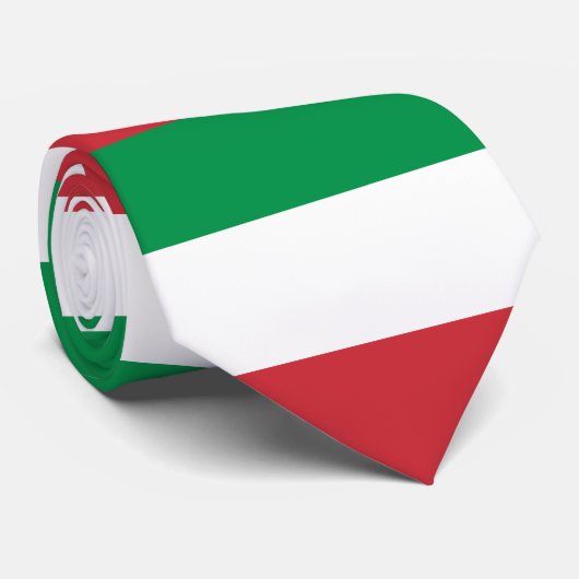 Stropdas van Italiaanse kleuren (Opgerold)