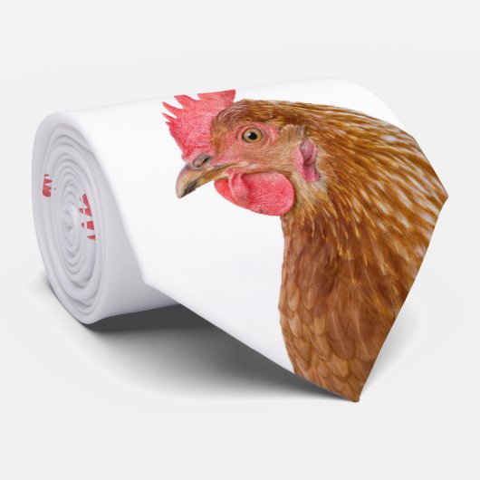 Stropdas van kippen (Opgerold)