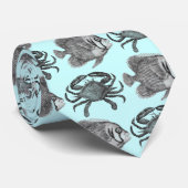 Stropdas van krab en vis (Opgerold)