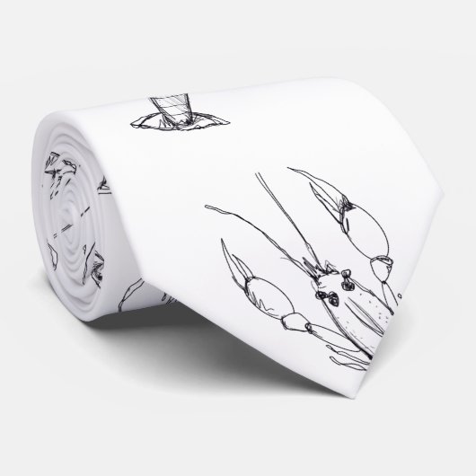 Stropdas van langoesten (Opgerold)