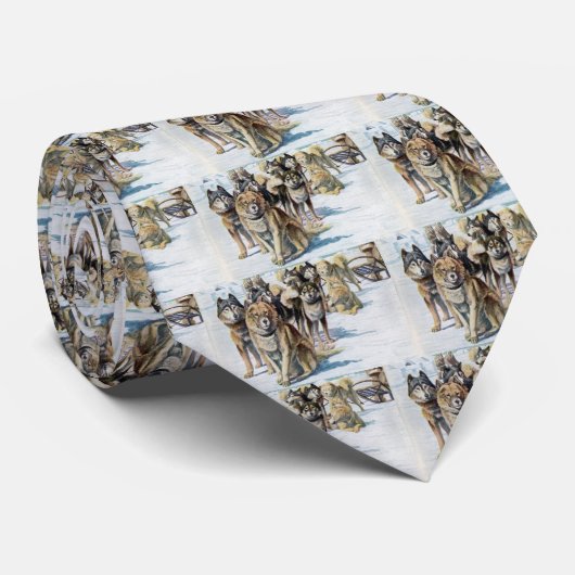 Stropdas van loophonden (Opgerold)