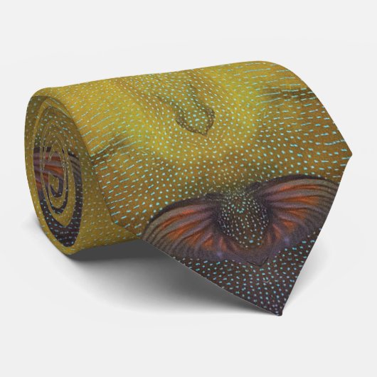 stropdas van Mannen "Brushtail Tang" (Opgerold)