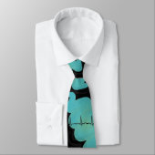 Stropdas van Mannen met cardioloog, QRS-ontwerp (Gebonden)