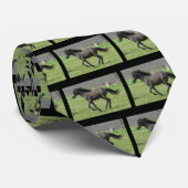 Stropdas van Mannen met galoping Colt (Opgerold)