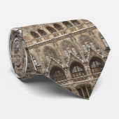 Stropdas van mannen met Gothic Revival Architectur (Opgerold)