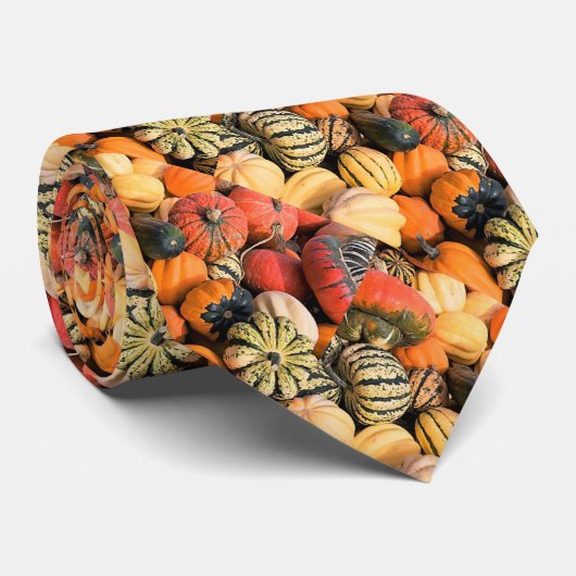 Stropdas van mannen - pompoenen en pompoenen (Opgerold)