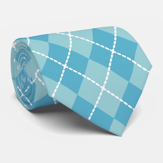 Stropdas van Mannen van Argyle  in lente (Opgerold)