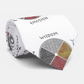 Stropdas van Mannen van metalen wielen (Opgerold)