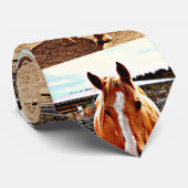 Stropdas van Mannen van Palomino Horse (Opgerold)