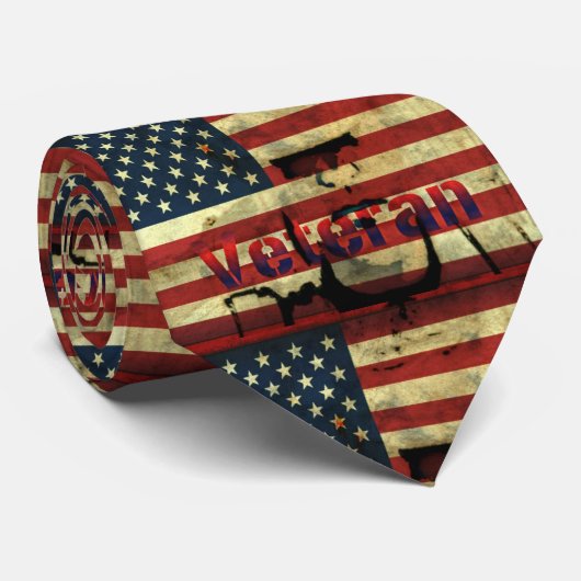 Stropdas van Mannen van patriottische veteranen (Opgerold)