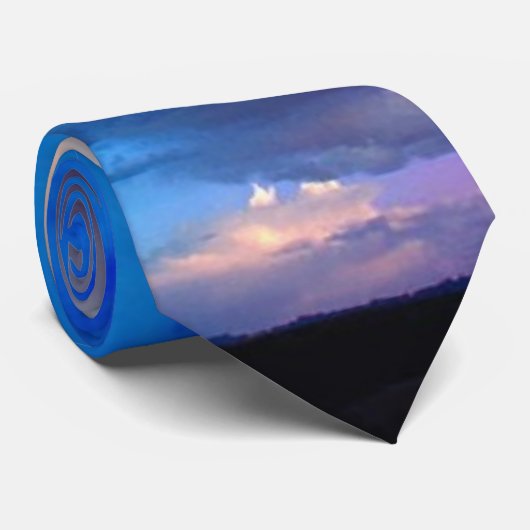 Stropdas van mooie wolken (Opgerold)