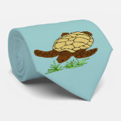 Stropdas van mosterdhoningschildpad (Opgerold)