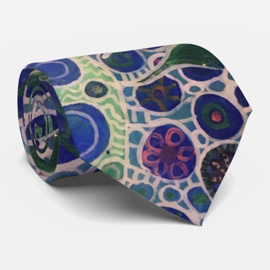Stropdas van mozaïeken onderwater (Opgerold)