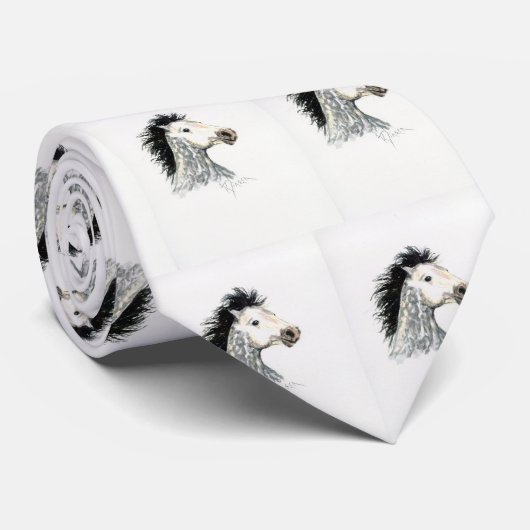 Stropdas van Mustang Horse Mannen (Opgerold)