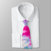Stropdas van Neon Tie Dye Groovy Mannen (Gebonden)