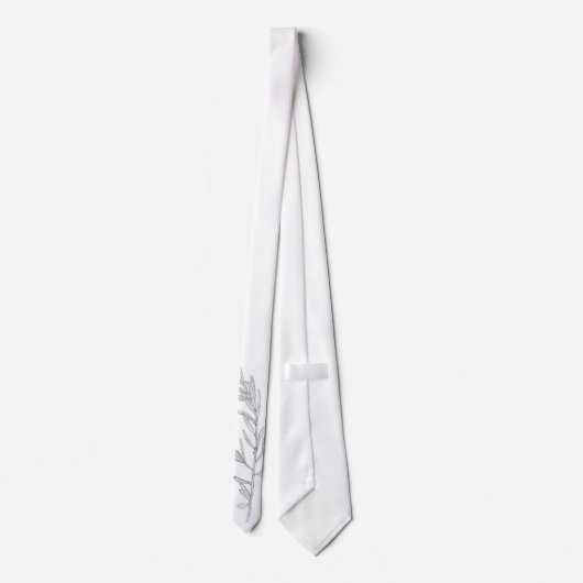 stropdas van olijfgaarden (Achterkant)