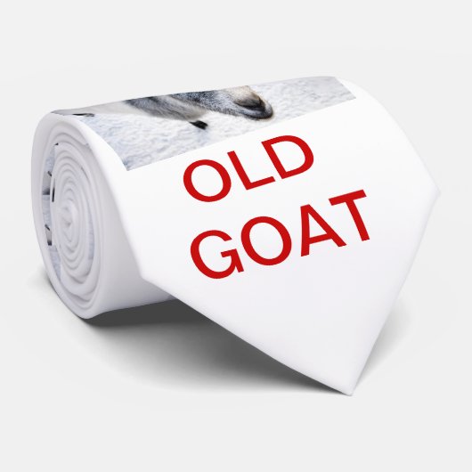 Stropdas van oude geiten - wit Stropdas (Opgerold)