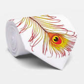 Stropdas van pacock-dampvlam (Opgerold)