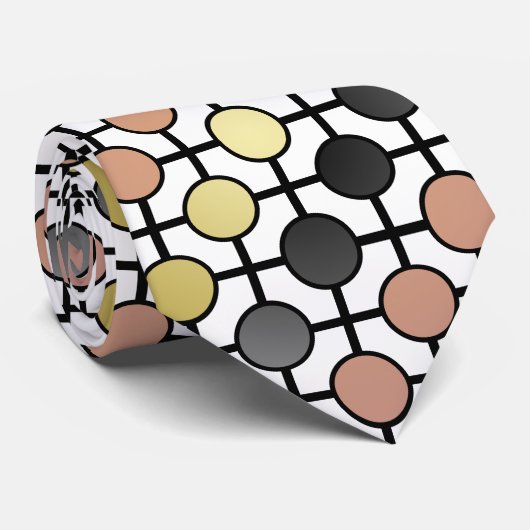 Stropdas van pasta's en snijdsels (Opgerold)