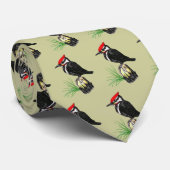 Stropdas van pileated Woodpecker (Opgerold)