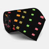 Stropdas van Polka-Dot Squares (Opgerold)