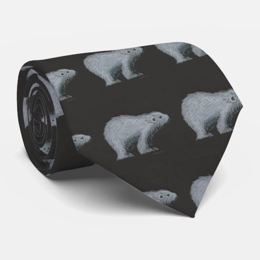 Stropdas van poolBeer (Opgerold)