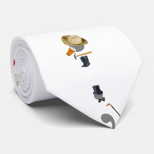 Stropdas van punctie (Opgerold)