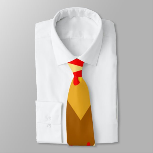 Stropdas van quilt geïnspireerde kippen (Gebonden)