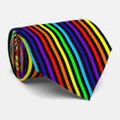 Stropdas van regenboogprik (Opgerold)