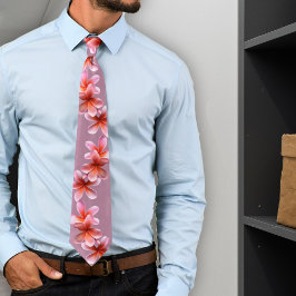 Stropdas van roze stekelroze stekelstaartropische 