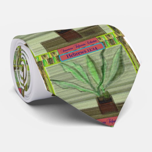 Stropdas van Sansevieria Trifasciata (sensatie van (Opgerold)