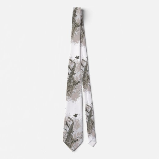 Stropdas van saxofone-Mannen (Voorkant)