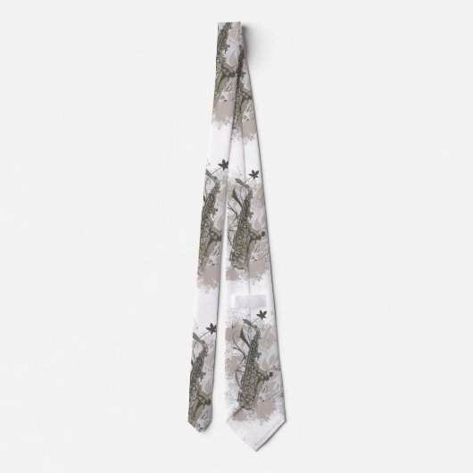 Stropdas van saxofone-Mannen (Achterkant)