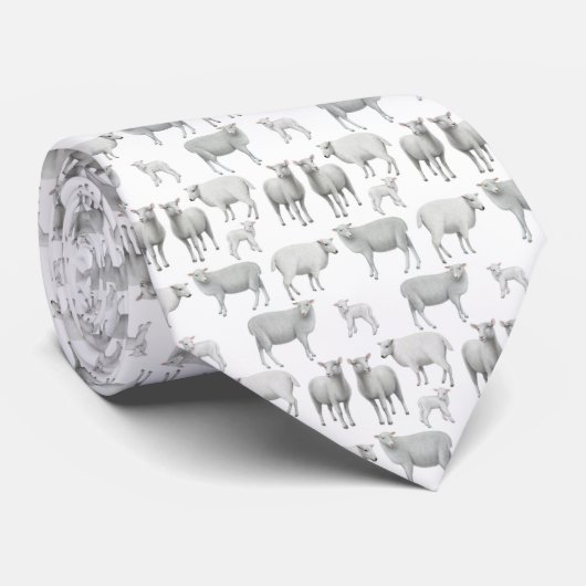 Stropdas van schapen (Opgerold)