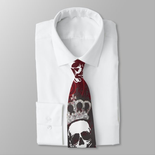 Stropdas van schedels en beenderen (Gebonden)