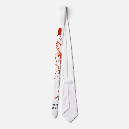 stropdas van spaghetti eatin (Achterkant)